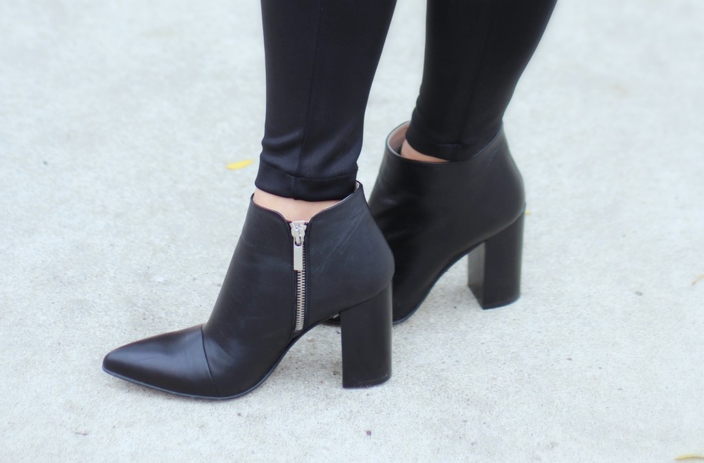 Zara black booties