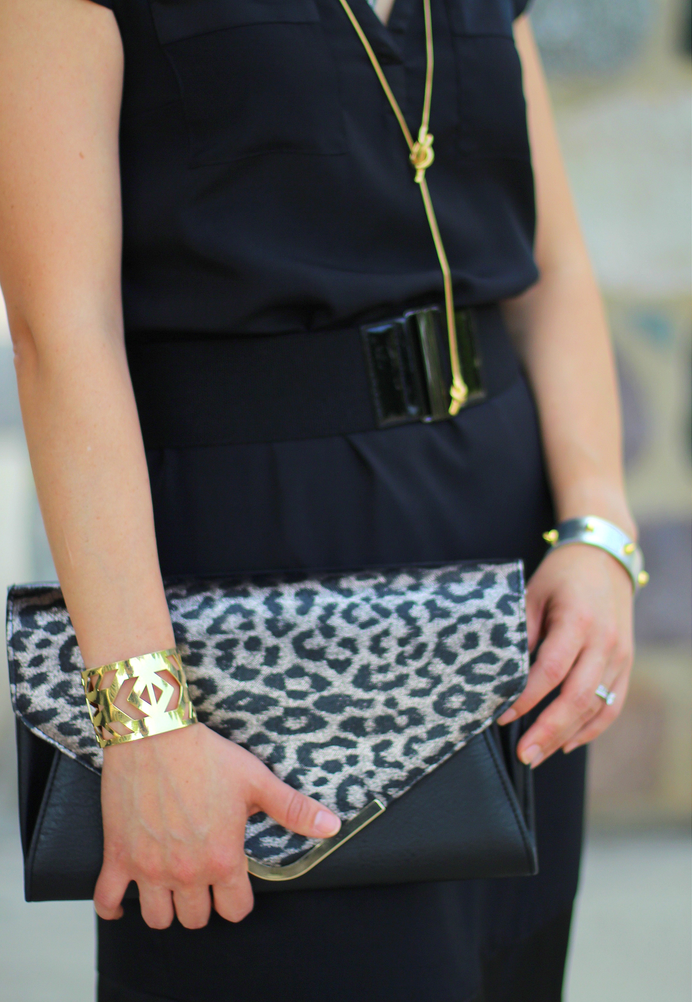 Outfit Highlight: Black and Gold - My Rose Colored Shades