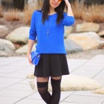 Outfit Highlight: Black and Blue