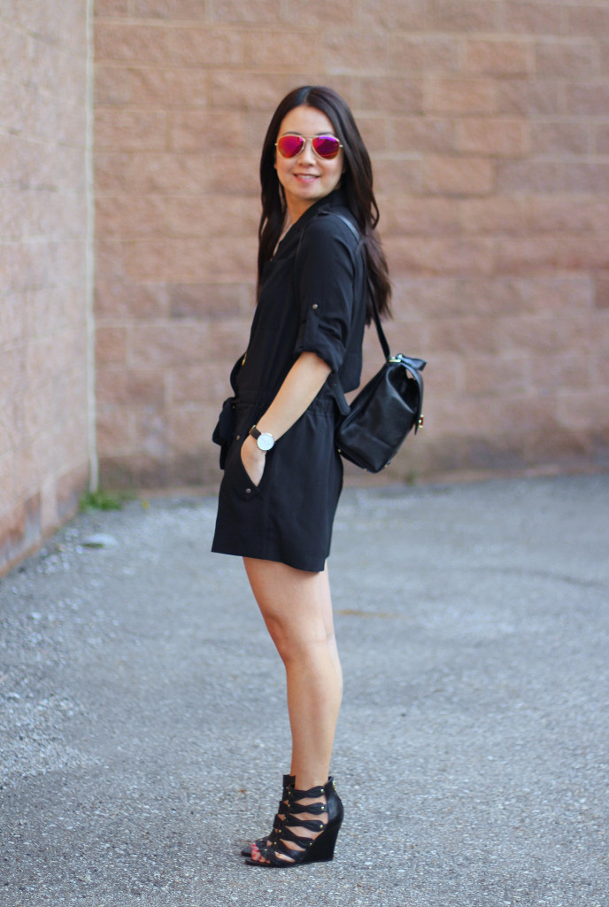 Outfit Highlight: Romper Dilemma + Exciting News! - My Rose Colored Shades