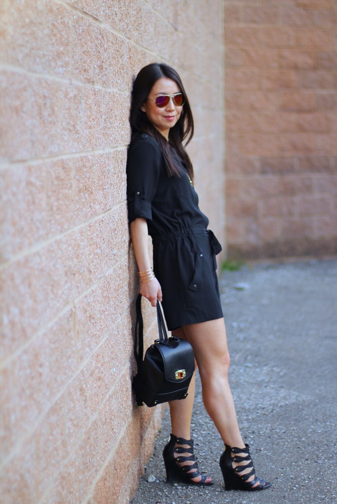 Outfit Highlight: Romper Dilemma + Exciting News! - My Rose Colored Shades